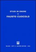 Studi in onore di Fausto Cuocolo