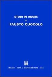 Studi in onore di Fausto Cuocolo