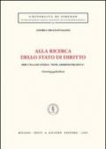 Alla ricerca dello Stato di diritto. Per una giustizia «non amministrativa» (Sonntagsgedanken)