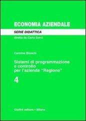 Sistemi di programmazione e controllo per l'azienda «Regione»