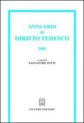 Annuario di diritto tedesco (2003)