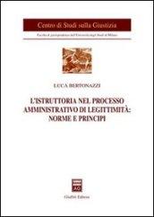L'istruttoria nel processo amministrativo di legittimità: norme e principi