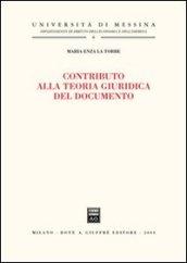 Contributo alla teoria giuridica del documento