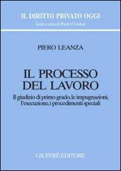 Il processo del lavoro. Il giudizio di primo grado, le impugnazioni, l'esecuzione, i procedimenti speciali