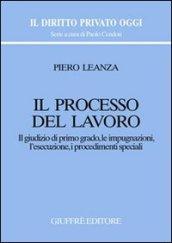 Il processo del lavoro. Il giudizio di primo grado, le impugnazioni, l'esecuzione, i procedimenti speciali