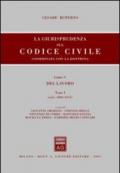La giurisprudenza sul Codice civile. Coordinata con la dottrina. Libro V: Del lavoro. Artt. 2060-2113