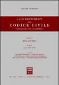 La giurisprudenza sul Codice civile. Coordinata con la dottrina. Libro V: Del lavoro. Artt. 2060-2113