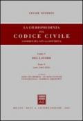 La giurisprudenza sul Codice civile. Coordinata con la dottrina. Libro V: Del lavoro. Artt. 2462-2554