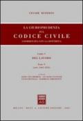 La giurisprudenza sul Codice civile. Coordinata con la dottrina. Libro V: Del lavoro. Artt. 2462-2554