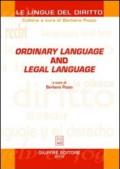 Ordinary language and legal language