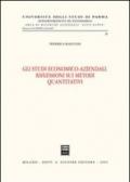 Gli studi economico-aziendali. Riflessioni sui metodi quantitativi