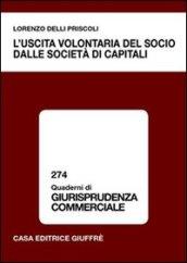 L'uscita volontaria del socio dalle società di capitali