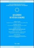 Quaderni di studi europei (2005). 1.