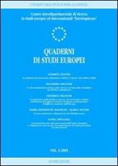Quaderni di studi europei (2005). 1.