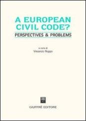 European civil code? Perspectives & problems. Atti del Convegno (Genova, 28 maggio 2004) (A)