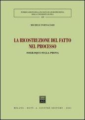 La ricostruzione del fatto nel processo. Soliloqui sulla prova