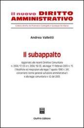 Il subappalto