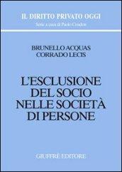 L'esclusione del socio nelle società di persone