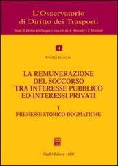 La remunerazione del soccorso tra interesse pubblico ed interessi privati. 1.Premesse storico-dogmatiche