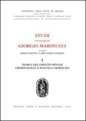 Studi in onore di Giorgio Marinucci (3 vol.)