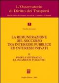 La remunerazione del soccorso tra interesse pubblico ed interessi privati. 2.Profili sistematici e lineamenti evolutivi