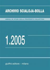 Archivio Scialoja-Bolla (2005). Vol. 1