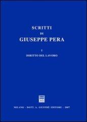 Scritti di Giuseppe Pera. 1.Diritto del lavoro