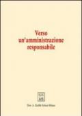 Verso un'amministrazione responsabile