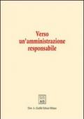 Verso un'amministrazione responsabile