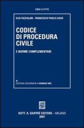 Codice di procedura civile e norme complementari