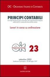 Principi contabili. 23: Lavori in corso su ordinazione