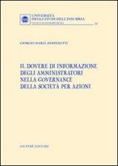 Il dovere di informazione degli amministratori nella governance della società per azioni