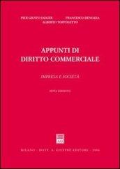 Appunti di diritto commerciale. Impresa e società