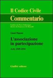 L'associazione in partecipazione. Artt. 2549-2554