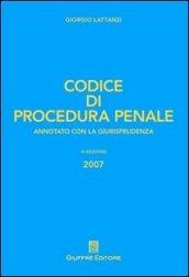 Codice di procedura penale. Annotato con la giurisprudenza