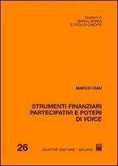 Strumenti finanziari partecipativi e poteri di voice