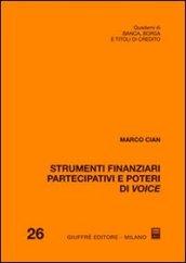 Strumenti finanziari partecipativi e poteri di voice