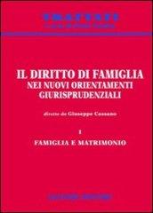 Il diritto di famiglia nei nuovi orientamenti giurisprudenziali. 1.Famiglia e matrimonio