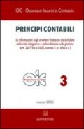 Principi contabili. 3: Le informazioni sugli strumenti finanziari da includere nella nota integrativa e nella relazione sulla gestione