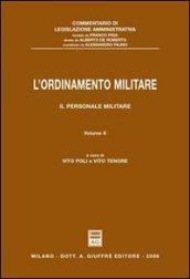 L'ordinamento militare. 2.Il personale militare