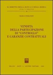 Vendita della partecipazione di «controllo» e garanzie contrattuali