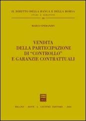 Vendita della partecipazione di «controllo» e garanzie contrattuali