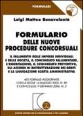 Formulario delle nuove procedure concorsuali. Con CD-ROM