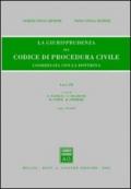 Rassegna di giurisprudenza del Codice di procedura civile. 3.Artt. 474-632