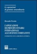 L'applicazione dei principi contabili internazionali alle business combinations