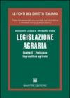Legislazione agraria. Contratti, prelazione, imprenditore agricolo