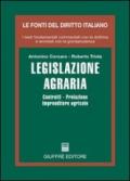 Legislazione agraria. Contratti, prelazione, imprenditore agricolo