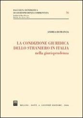 La condizione giuridica dello straniero in Italia nella giurisprudenza