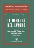 Il diritto del lavoro. 1.Costituzione, Codice civile e leggi speciali