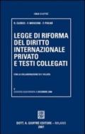 Legge di riforma del diritto internazionale privato e testi collegati